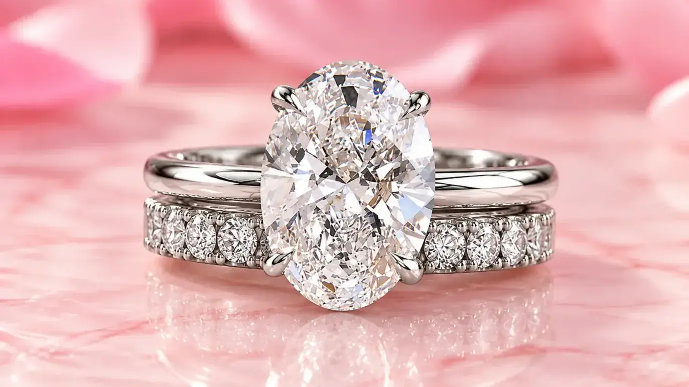 Round brilliant diamond stud earrings