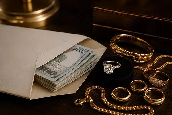Diamond engagement rings in platinum settings